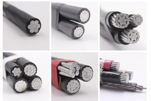 Aerial bundled cables (also aerial bundled conductors or simply ABC)